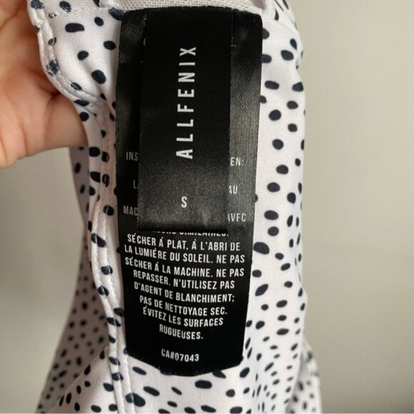 AnthropologieAllFenixMontanaSquareneckSportBraDalmatianPrintSmall - Picture 5 of 5